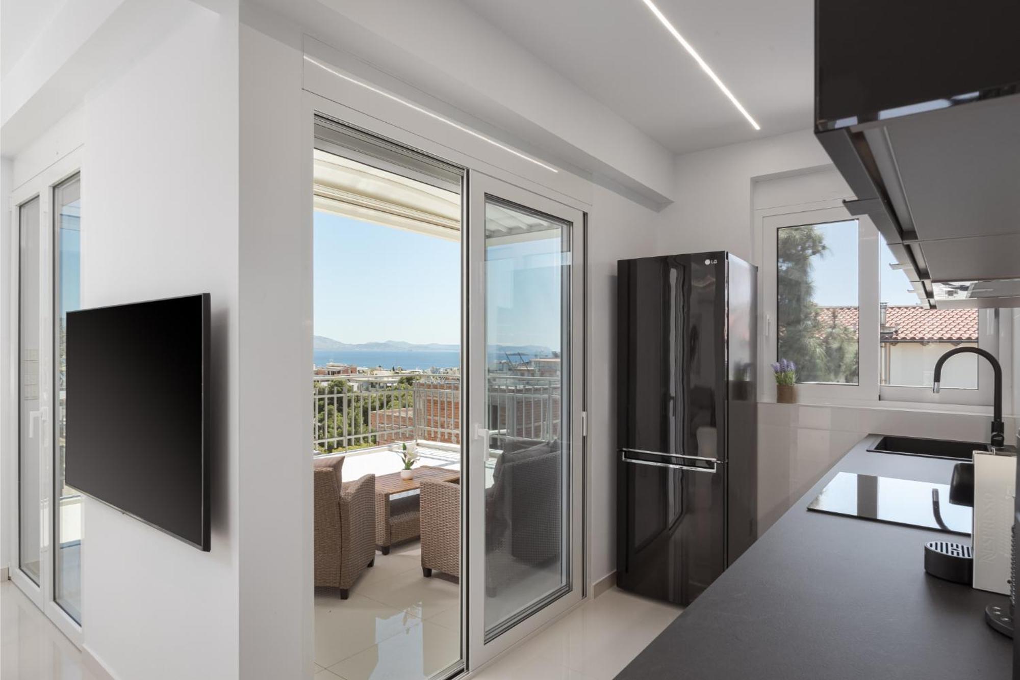 Athenian Riviera Penthouse Apartment 瓦尔基扎 外观 照片